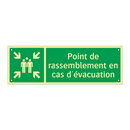 Point de rassemblement en cas d'évacuation