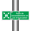 Point de rassemblement en cas d'évacuation
