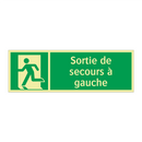 Sortie de secours à gauche