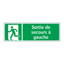 Sortie de secours à gauche