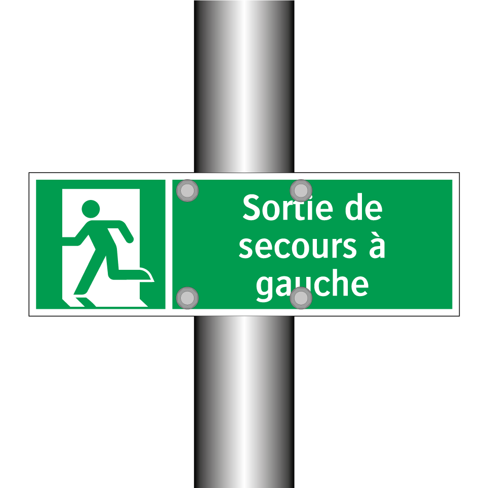 Sortie de secours à gauche