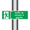 Sortie de secours à gauche