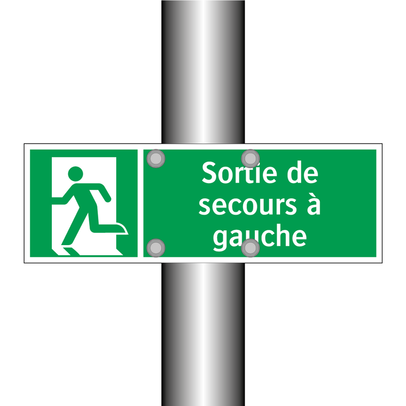Sortie de secours à gauche