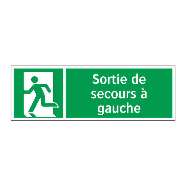 Sortie de secours à gauche