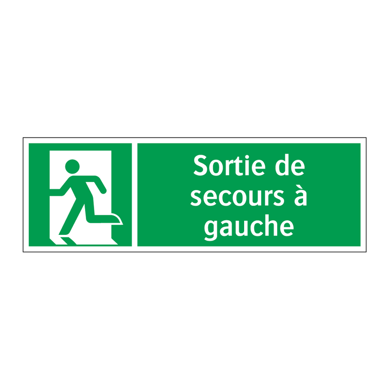 Sortie de secours à gauche