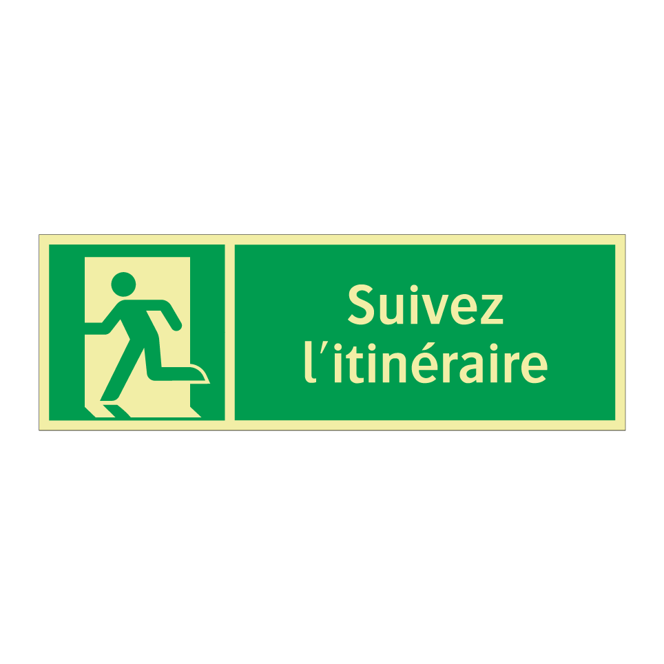 Suivez l'itinéraire