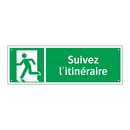 Suivez l'itinéraire