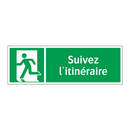 Suivez l'itinéraire