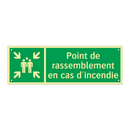 Point de rassemblement en cas d'incendie