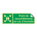 Point de rassemblement en cas d'incendie