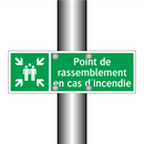 Point de rassemblement en cas d'incendie