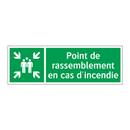 Point de rassemblement en cas d'incendie