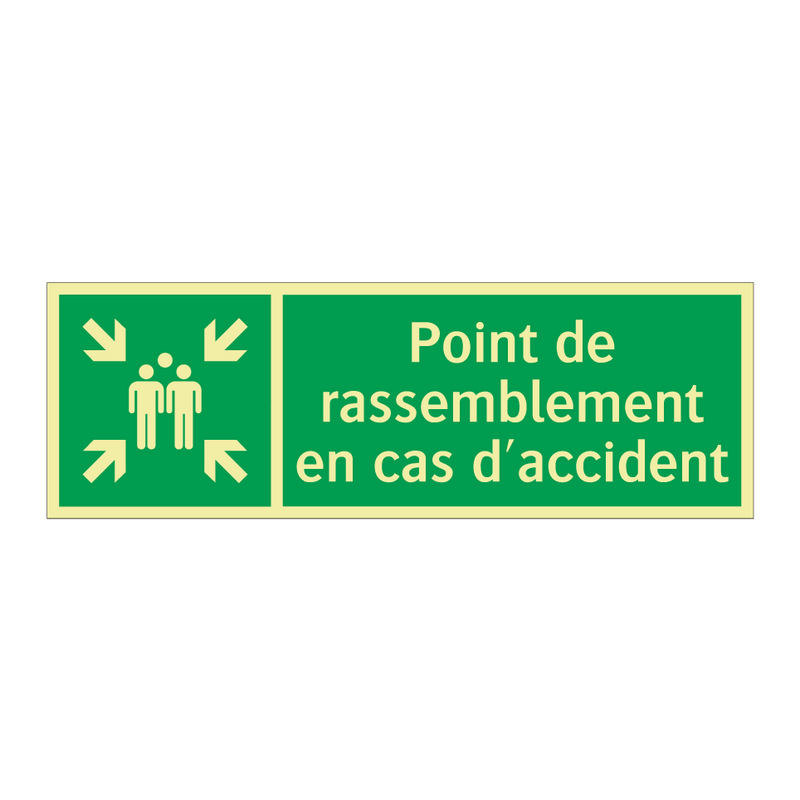 Point de rassemblement en cas d'accident