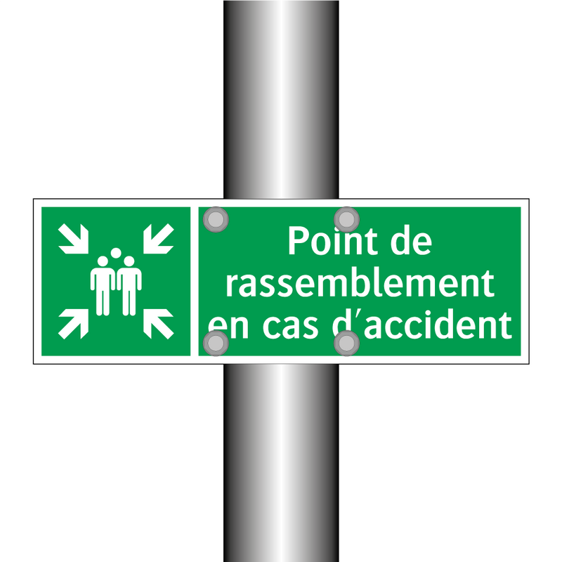 Point de rassemblement en cas d'accident