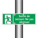 Sortie de secours Ne pas obstruer