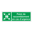 Point de rassemblement en cas d'urgence