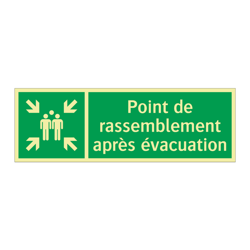 Point de rassemblement après évacuation