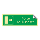Porte coulissante