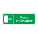 Porte coulissante