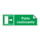 Porte coulissante