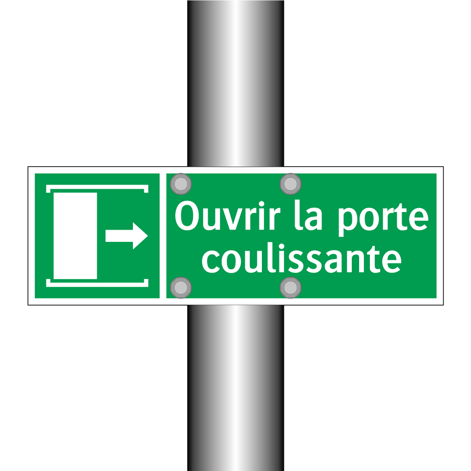 Ouvrir la porte coulissante