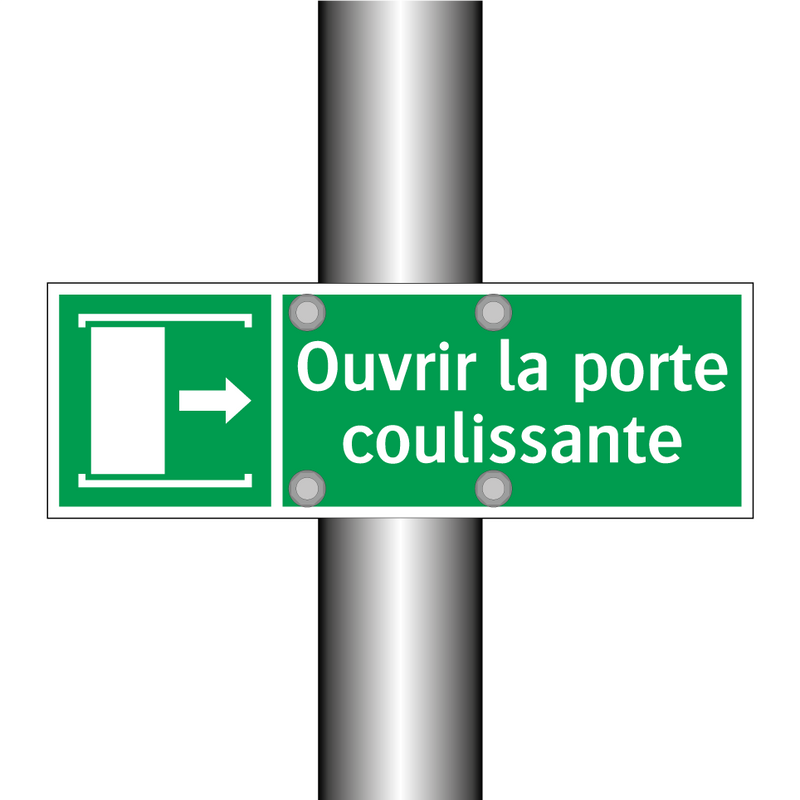 Ouvrir la porte coulissante