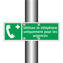 Utilisez le téléphone uniquement pour les urgences