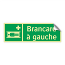 Brancard à gauche