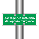 Stockage des matériaux de réponse d'urgence