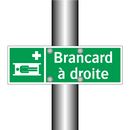 Brancard à droite