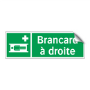 Brancard à droite