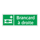 Brancard à droite