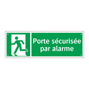Porte sécurisée par alarme
