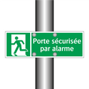 Porte sécurisée par alarme
