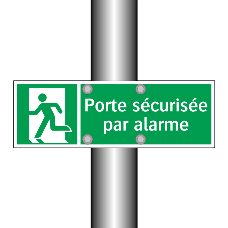Porte sécurisée par alarme
