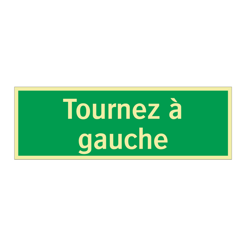 Tournez à gauche