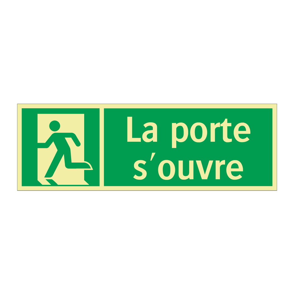 La porte s'ouvre