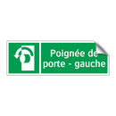 Poignée de porte - gauche