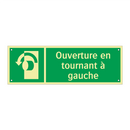 Ouverture en tournant à gauche