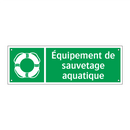 Équipement de sauvetage aquatique