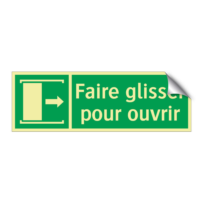 Faire glisser pour ouvrir