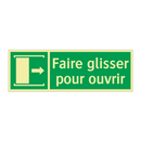 Faire glisser pour ouvrir