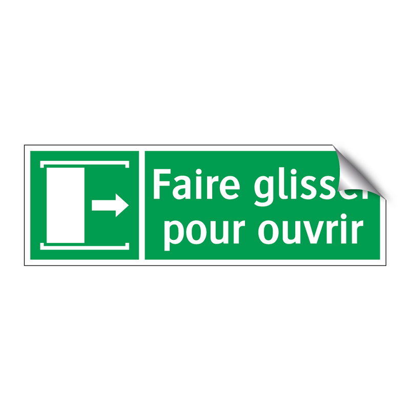 Faire glisser pour ouvrir