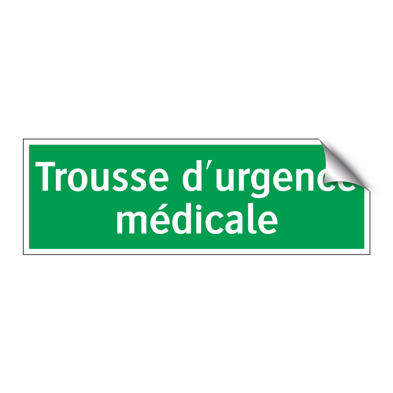 Trousse d'urgence médicale