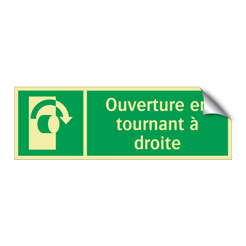 Ouverture en tournant à droite