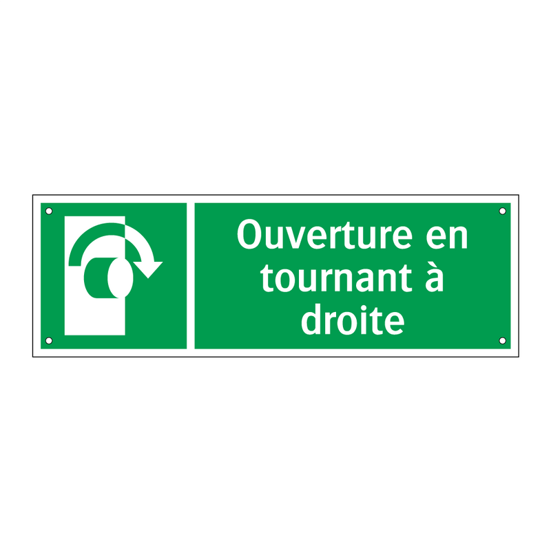 Ouverture en tournant à droite
