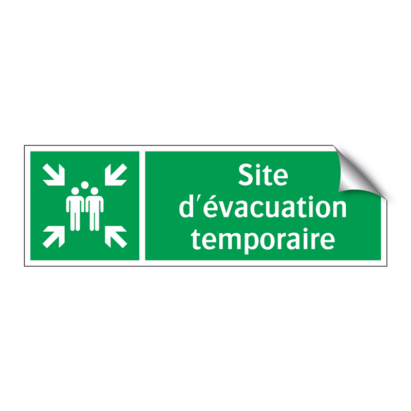 Site d'évacuation temporaire