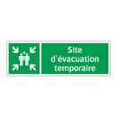 Site d'évacuation temporaire