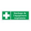 Stockage de l'équipement respiratoire