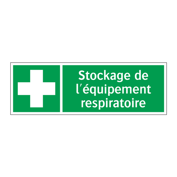 Stockage de l'équipement respiratoire